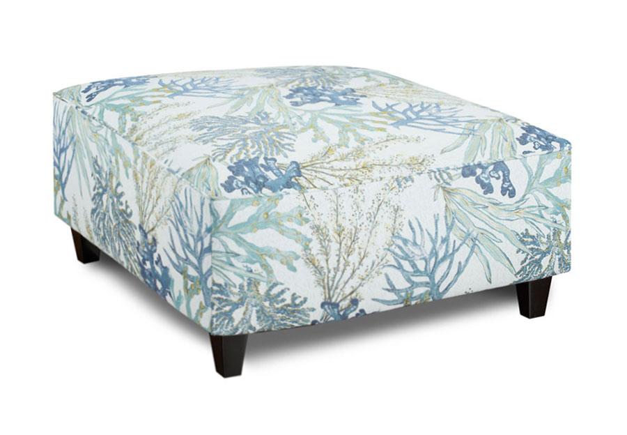 Fusion Coral Reef Oceanside Ottoman