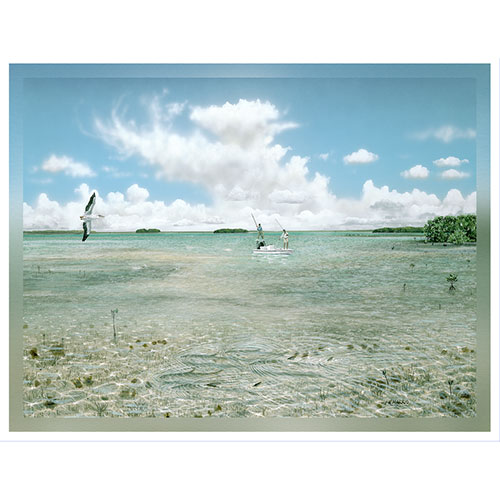 Island Girl Nervous Waters - 36" x 48"