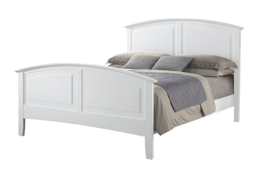 Lifestyle Jill White Queen Panel Bed, Dresser and Mirror