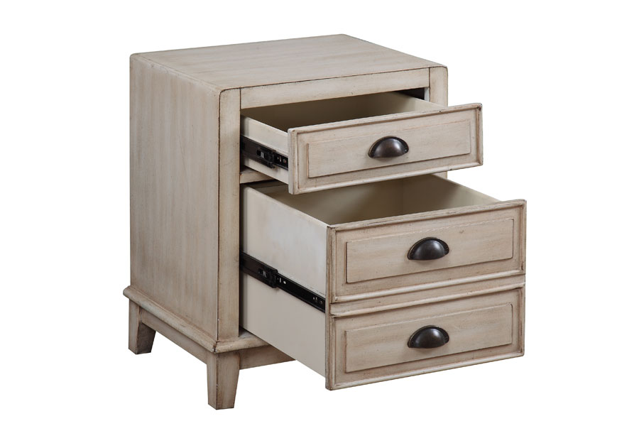 Coast To Coast Ivory Two-Drawer File Cabinet