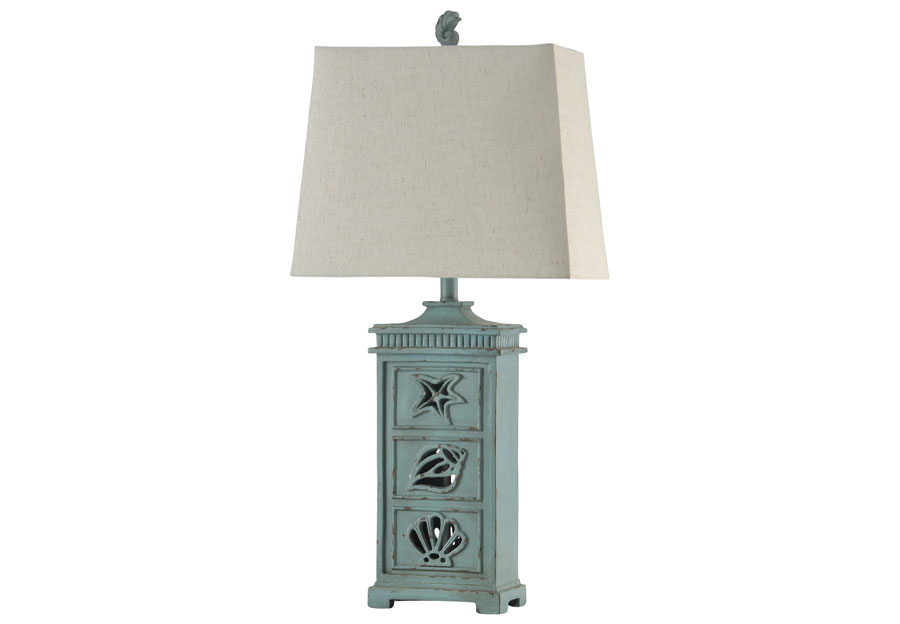StyleCraft River Crest Table Lamp with Interior Night Light