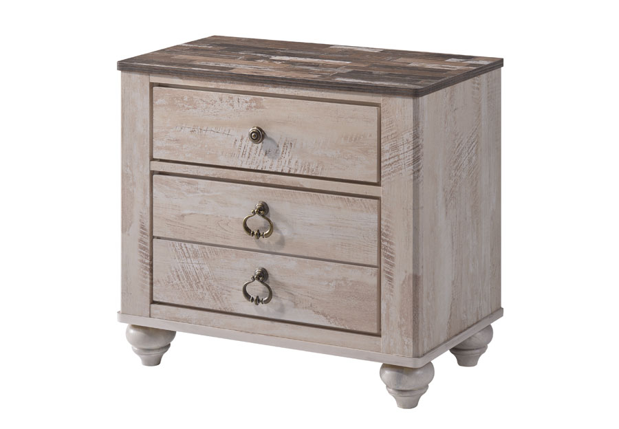 Lifestyle Pier Two-Drawer Nightstand