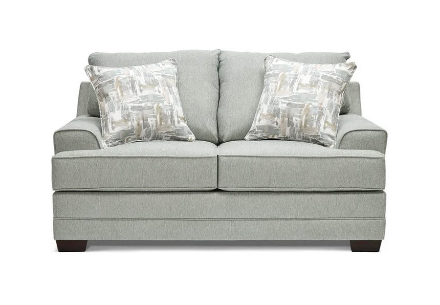 Lane Annabelle Spa Loveseat with Fingerpaint Spa Accent Pillows