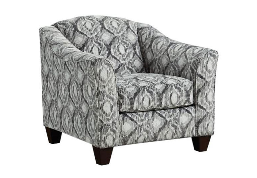 Affordable Furniture Stonewash Charcoal Accent Chair