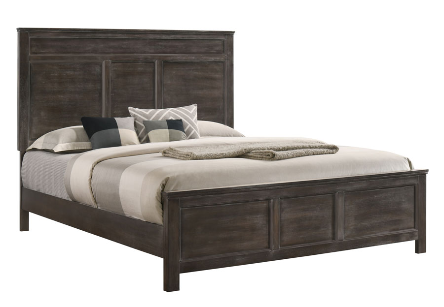 New Classic Andover Nutmeg Queen Bed, Dresser and Mirror