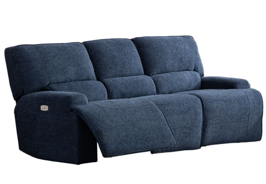 Lifestyle Galaxy Denim Manual Reclining Sofa