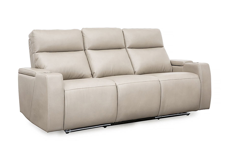 Cheers Lonzo Transformer Oyster Dual Power Reclining Sofa with Dropdown Center Console