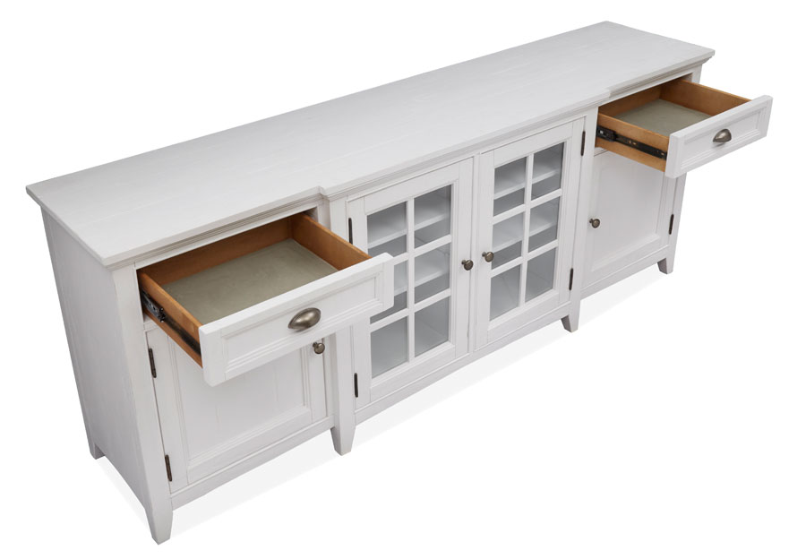 Magnussen Heron Cove White 70-Inch Console