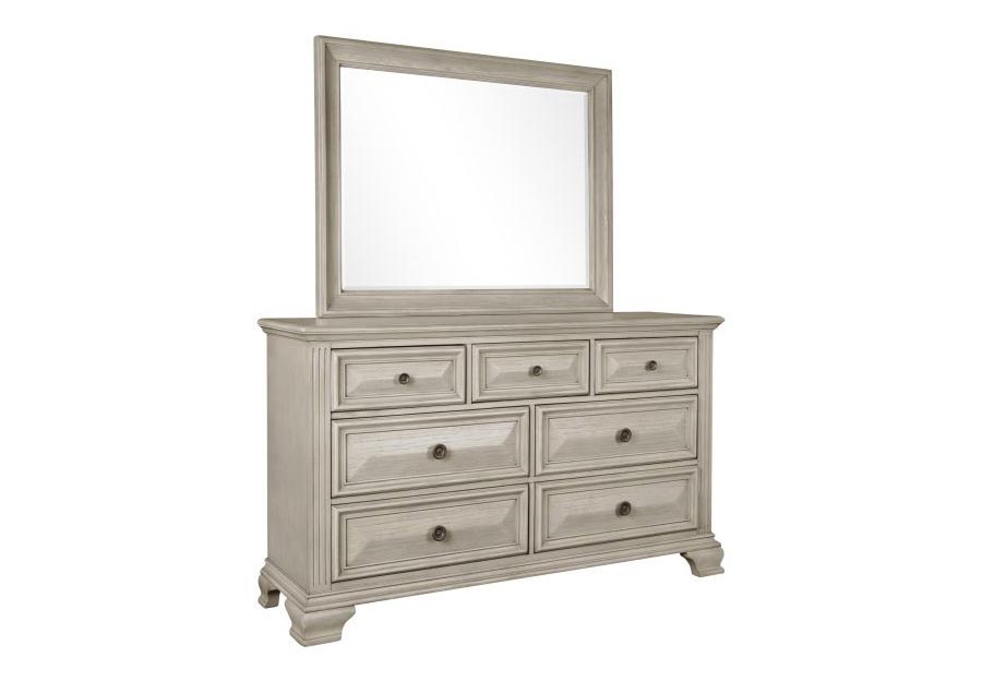 Lifestyle Passages Light Queen Bed, Dresser and Mirror