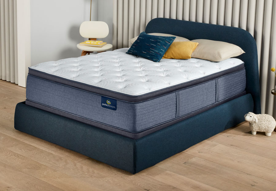 serta perfect sleeper davis euro top queen mattress