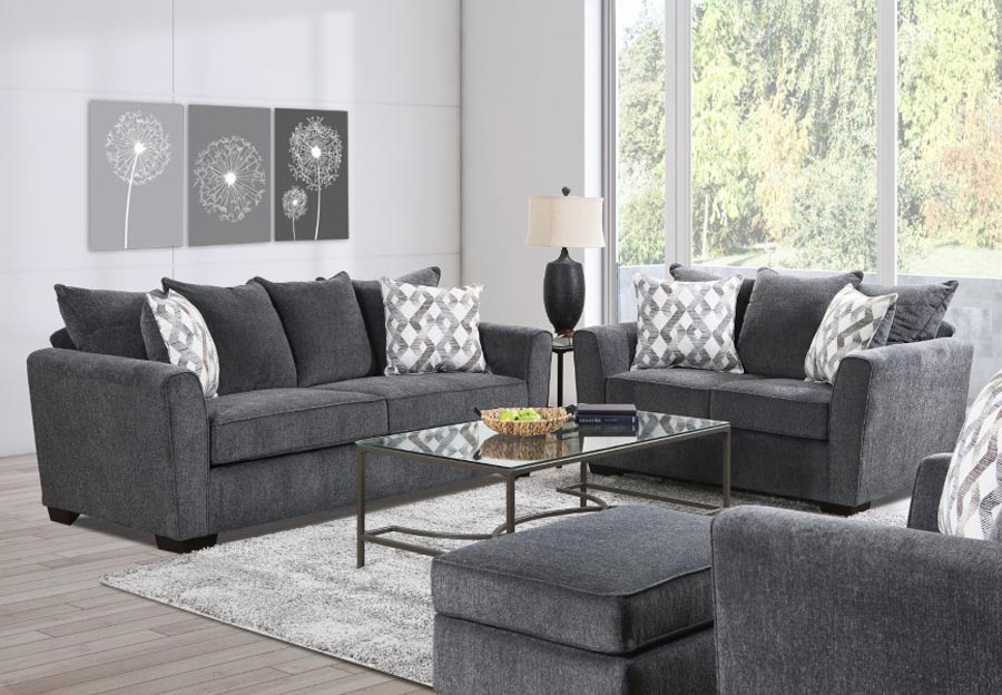 Furniture Warehouse Offers A Large, Leather Sleeper Sofa Set