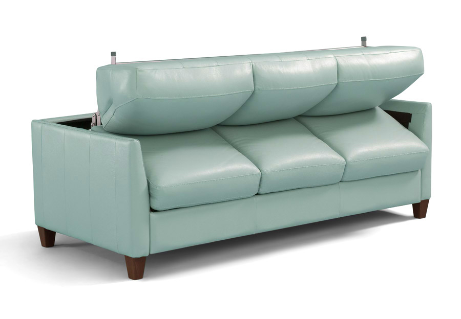 Digio Leda Spa Leather Queen Sleeper Sofa