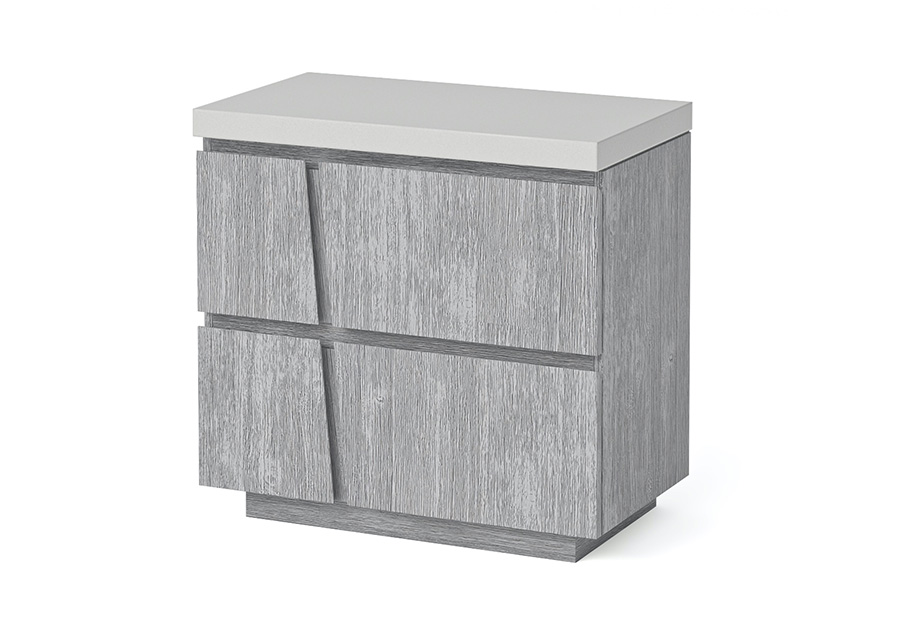 Gobal Home Largo Two Drawer Nightstand