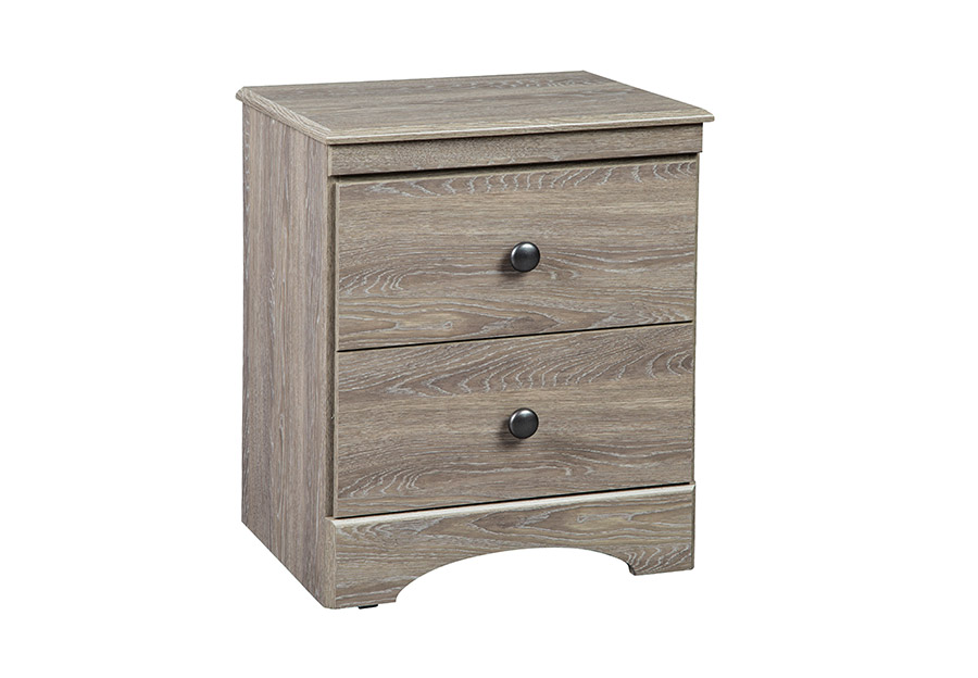 Kith Mulberry Grey Two-Drawer Nightstand