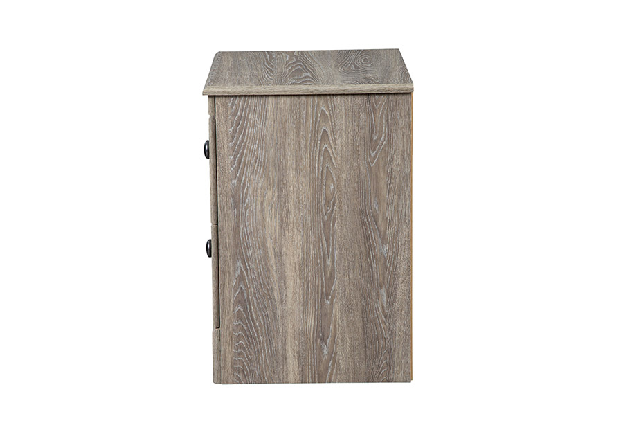 Kith Mulberry Grey Two-Drawer Nightstand