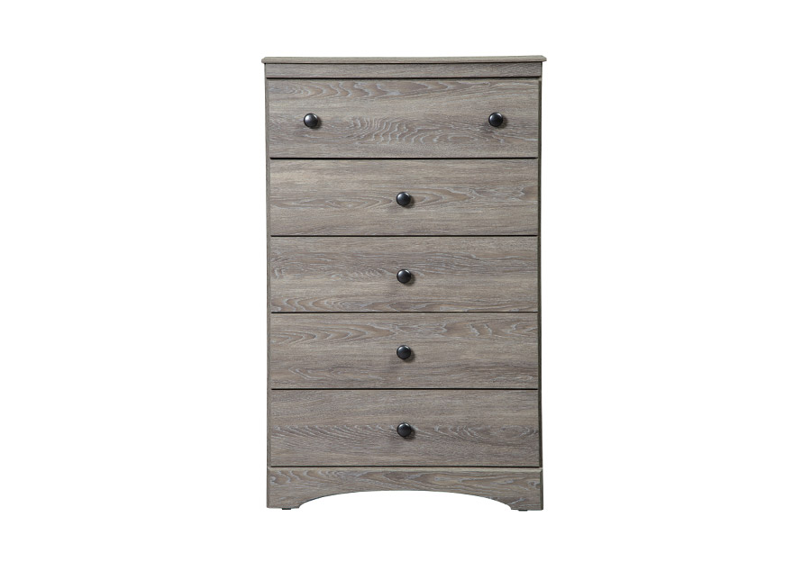 Kith Mulberry Grey Five-Drawer Chest