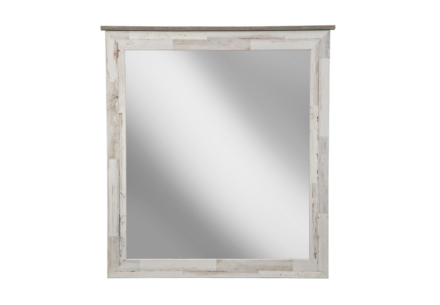 Kith Aspen White Queen Panel Headboard, Dresser and Mirror