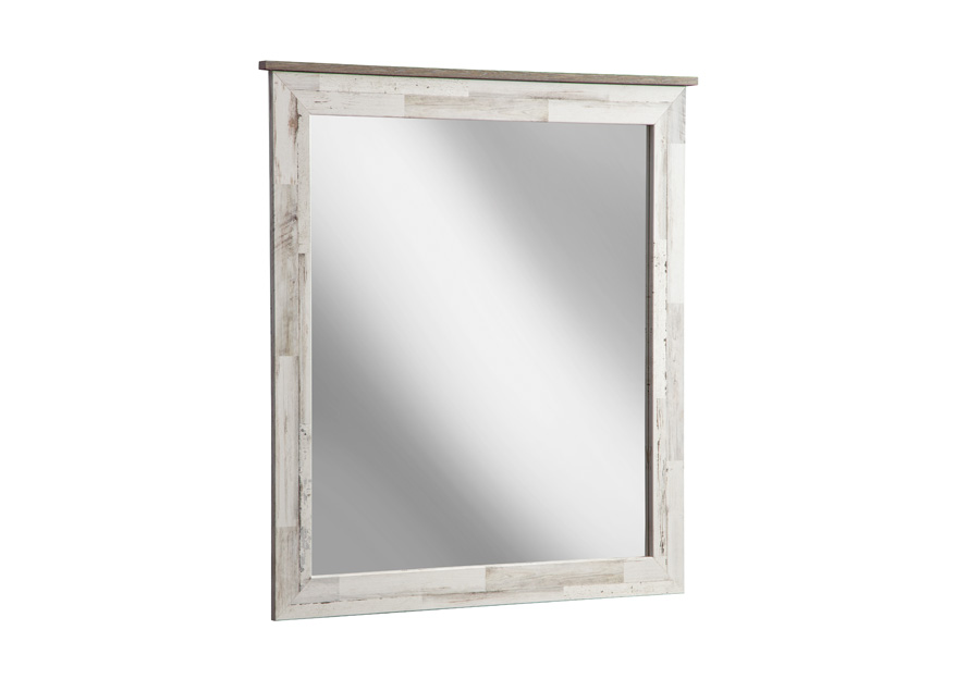 Kith Aspen White King Panel Headboard, Dresser and Mirror