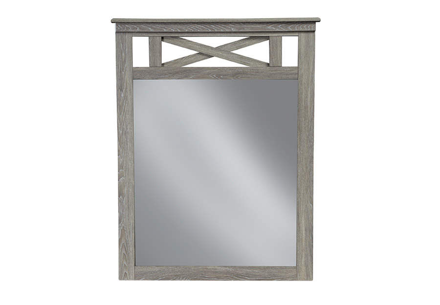 Kith Mulberry Grey Twin Panel Headboard, Dresser and Mirror