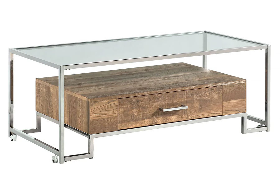 Elements Matrix One Drawer Cocktail Table