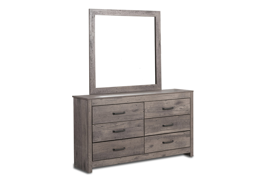 Kith Langston Ash Queen Bed, Dresser and Mirror