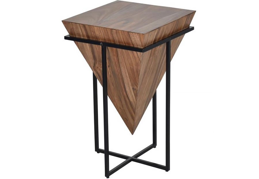 Coast to Coast Brownstone Accent Table
