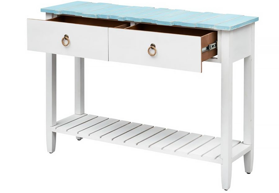 Coast to Coast Boardwalk Two Drawer Console Table