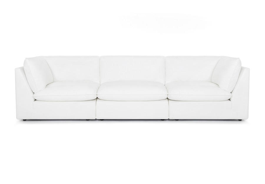 Franklin Allura Dream Pearl Sectional With Two Corners and One Armless