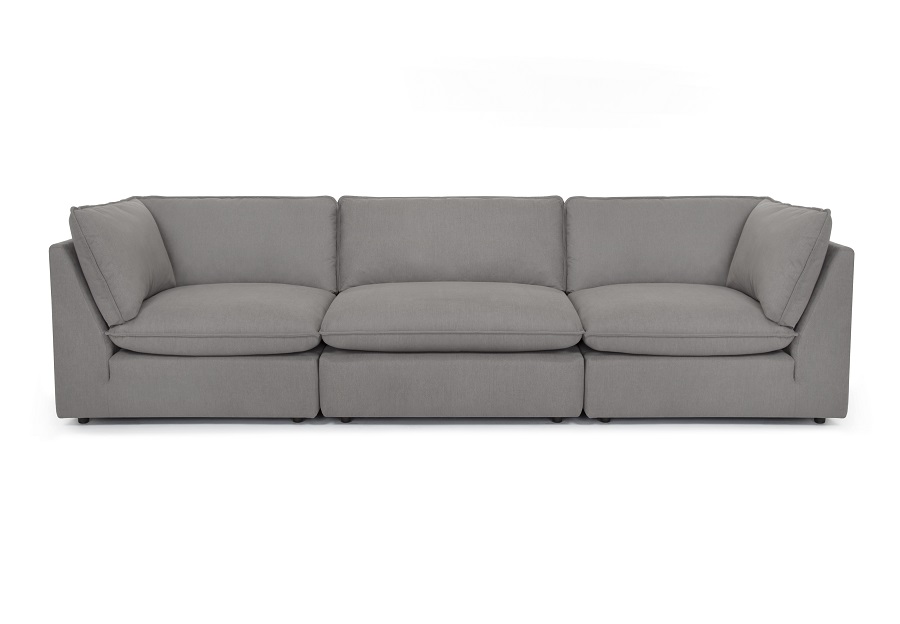 Franklin Allura Dream Slate Sectional With Two Corners and One Armless