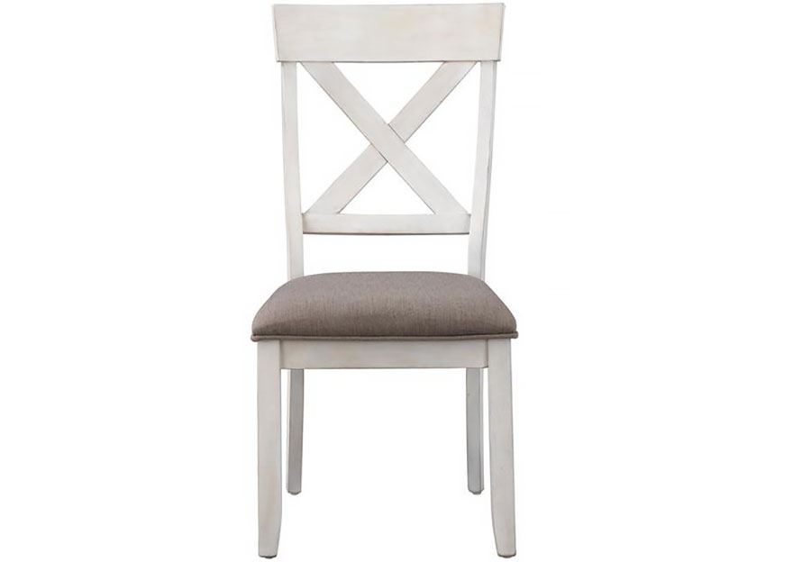 Coast to Coast Bar Harbor White Upholstered Dining Chair