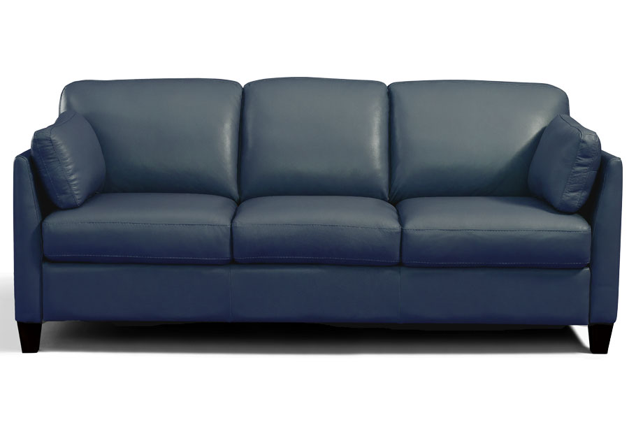 Besofa Leda Navy Leather Sofa