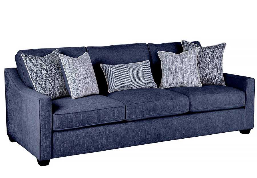 Behold Home Dakota Navy Queen Size Sleeper Sofa