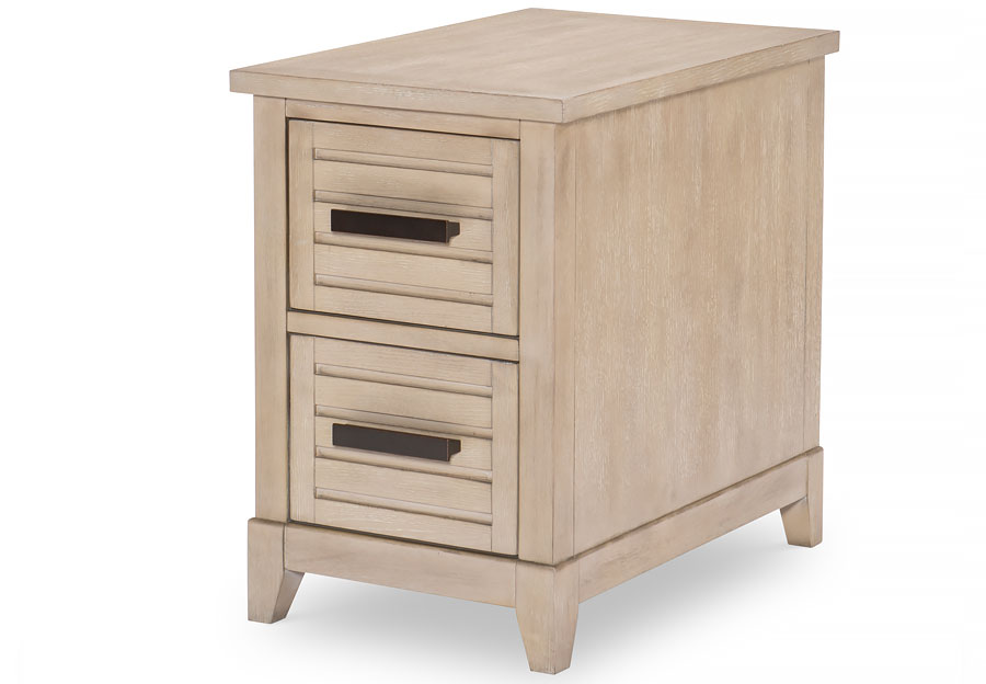 Legacy Edgewater Natural Two Drawer Chairside Table