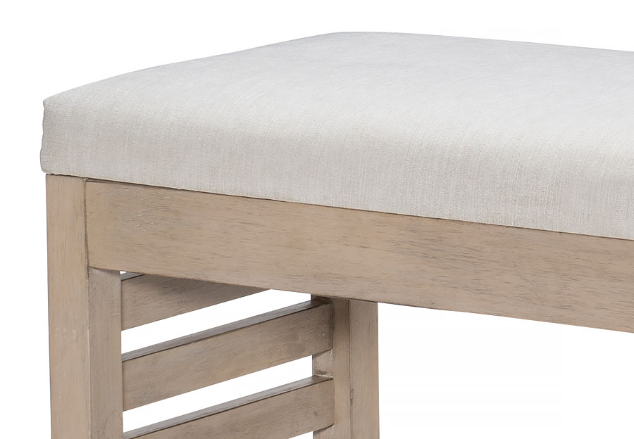 Legacy Edgewater Natural Upholstered Bench