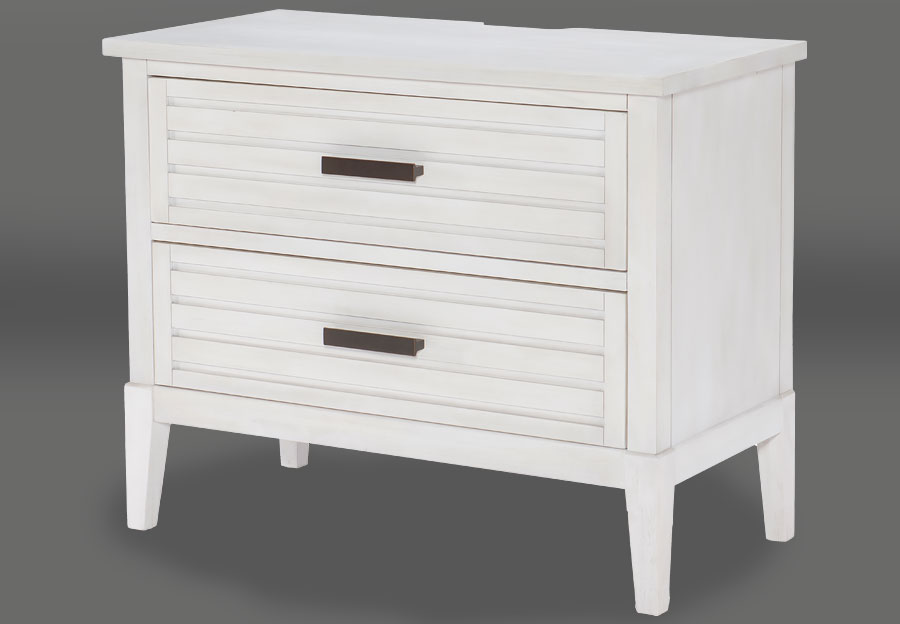 Legacy Edgewater White Two Drawer Bachelor's Chest