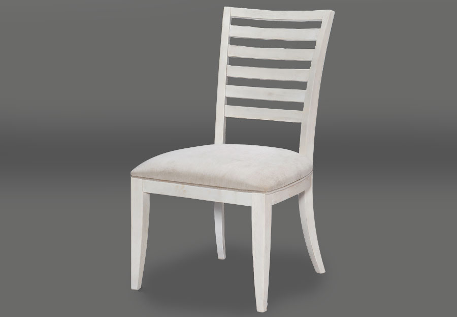 Legacy Edgewater White Ladder Back Side Chair