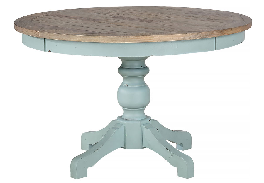 Lifestyle Harbor Bay Blue Round Dining Table