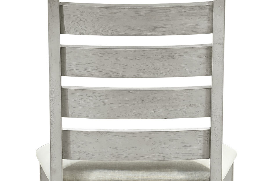 New Classic Pascal Driftwood Counter Height Ladder Back Side Chair