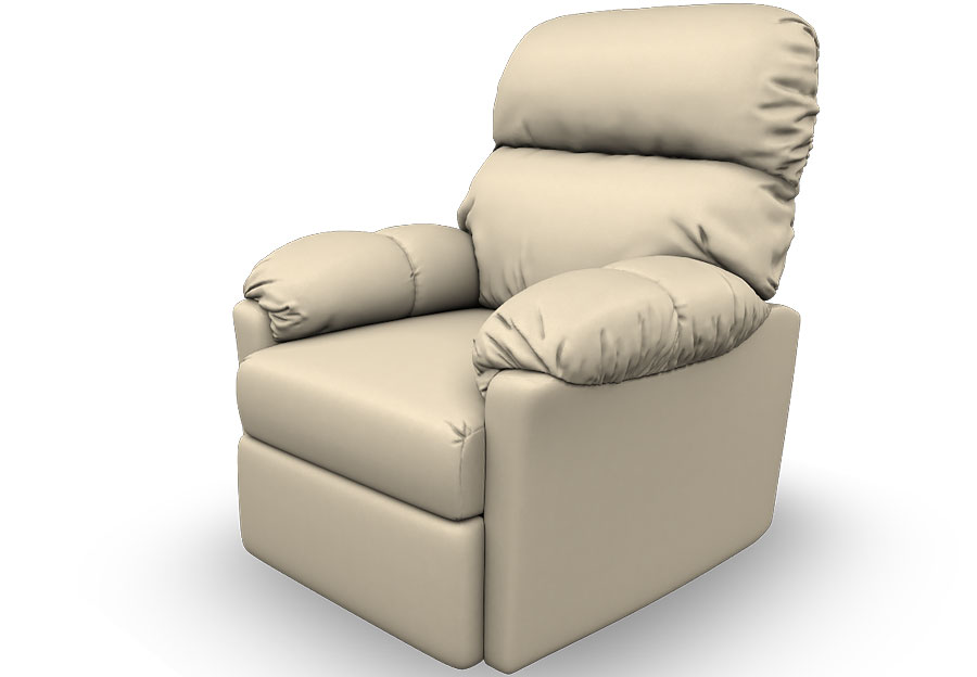 Best Balmore Taupe Space Saver Recliner