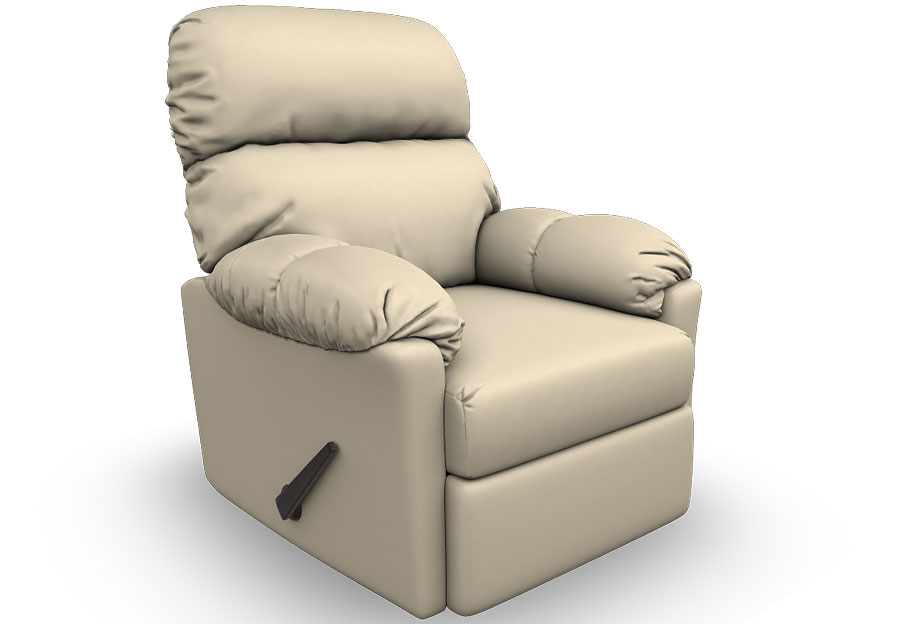 Best Balmore Taupe Swivel Glider Recliner