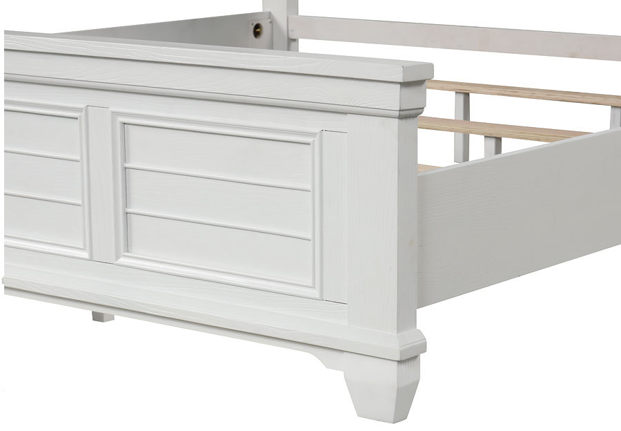 New Classic Jamestown White King Bed