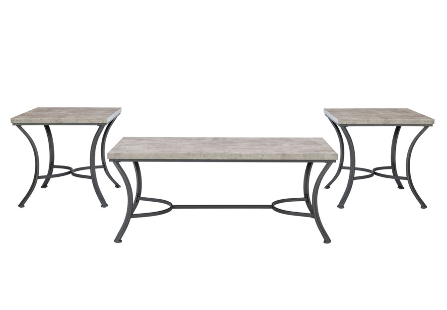 Powell Buxton 3-Pack Cocktail and Two End Tables
