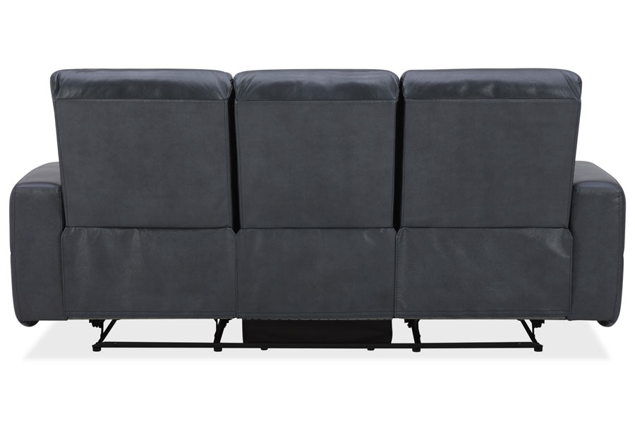 Kuka Relax Ave Navy Leather Match Manual Reclining Sofa A...