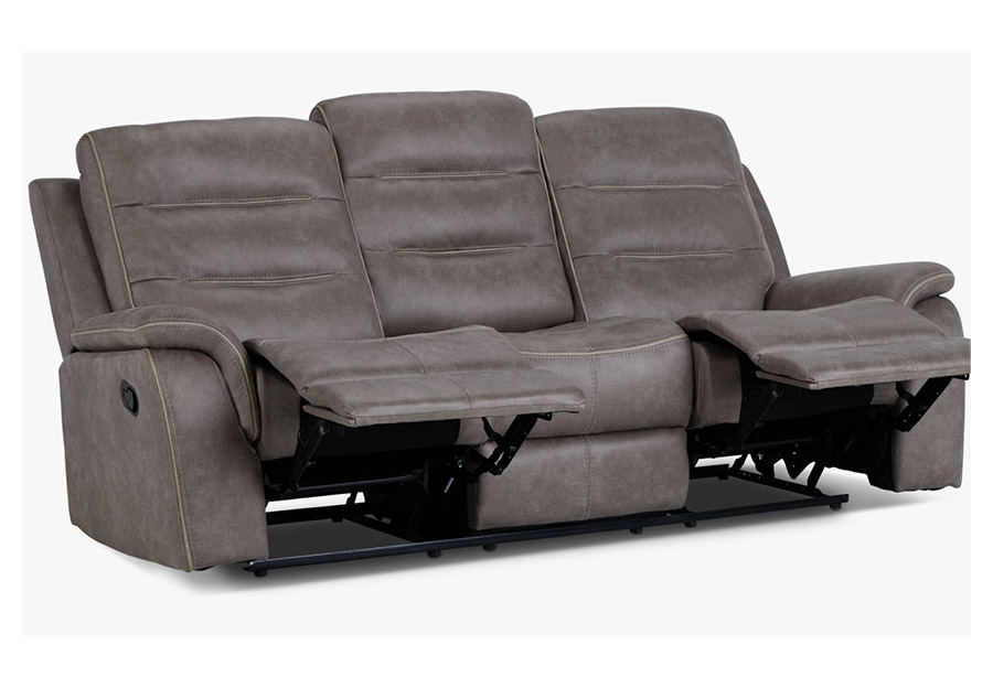 Lifestlyes Jayden Grey Manual Reclining Sofa