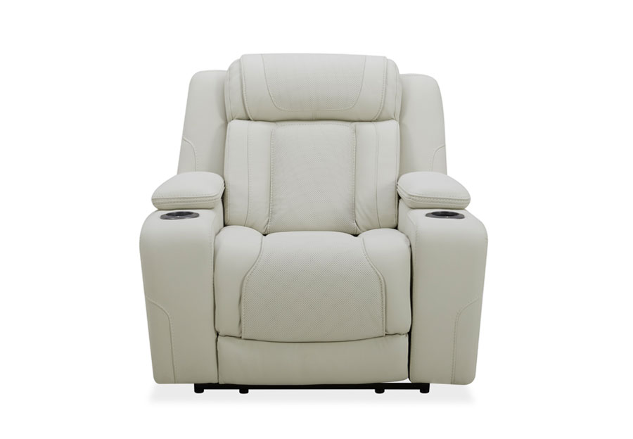 Kuka Jet Transformer Pearl Leather Match Dual Power Recliner