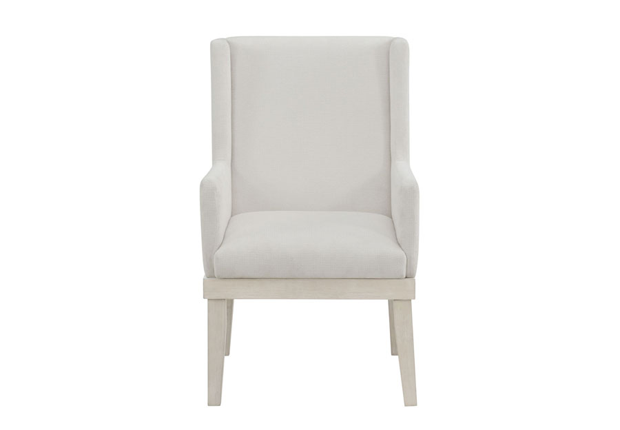 Elem Avalanche Atique White Dinning Arm Chair