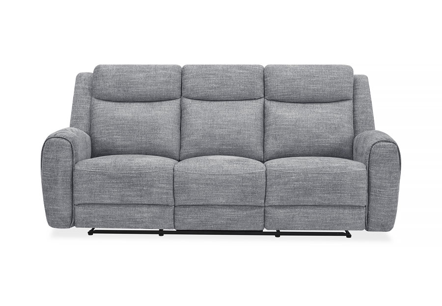 Kuka Defender Sky Fabric Manual Reclining Sofa