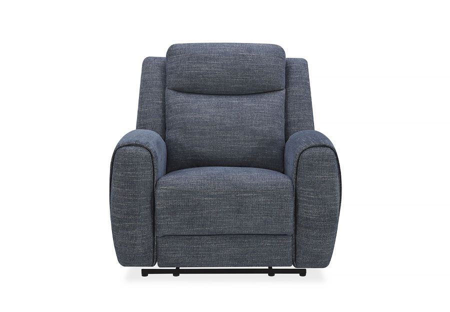 Kuka Defender Denim Fabric Manual Recliner