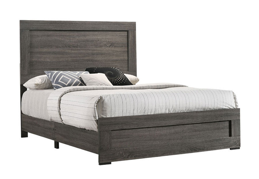 Lifestyles Midtown Grey Twin Headboard, Footboard and Rails