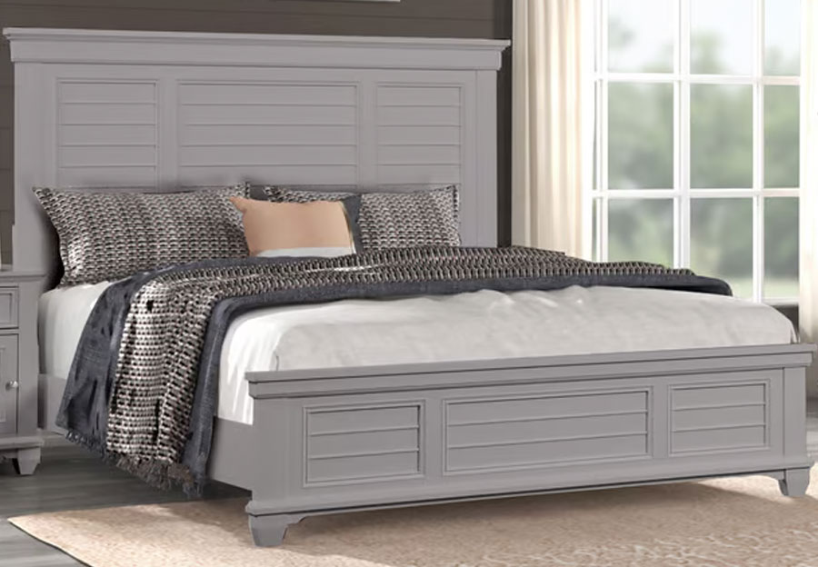 New Classic Jamestown Grey Queen Bed Set